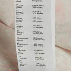 Pre Owned Maje Pink Floral Print Cotton Cut-Out Short Dress XL