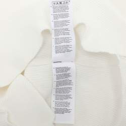 Maje White Rib Knit Top S