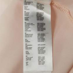 Pre Owned Maje Pink Peach Rosalina Lace Shoulder Strap Mini Dress S