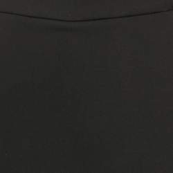 Maje Black Stretch Crepe Shorts XS