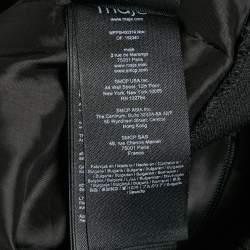 Maje Black Stretch Crepe Shorts XS
