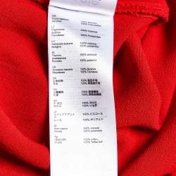 Maje Rouge Crepe & Lace Ritema Midi Dress M