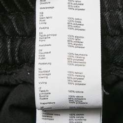 Pre Owned Maje Black Studded Denim Shorts M Waist 27"