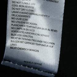 Pre Owned Maje Black Jersey Bead Embellished Mini Skirt XS