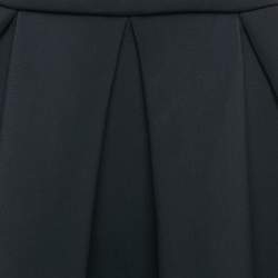 Pre Owned Maje Black Jersey Bead Embellished Mini Skirt XS