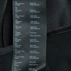 Pre Owned Maje Black Lace Trim Satin Silk Camisole XS