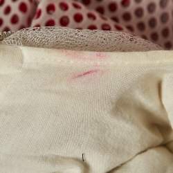 Pre Owned Maje Pink Mesh Flared Sleeveless Mini Dress S