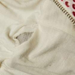 Pre Owned Maje Pink Mesh Flared Sleeveless Mini Dress S