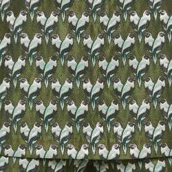 Pre Owned Maje Green Parrot Lurex Jacquard Skorts S