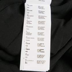 Pre Owned Maje Blue Patterned Stretch Knit Mini Dress M