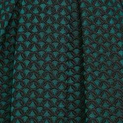 Pre Owned Maje Green Embroidered Tulle Pleated Mini Skirt S