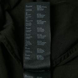 Pre Owned Maje Black Silk Rachellim Eyelet Maxi Dress S