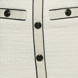 Maje White Tweed Mini Skirt XS