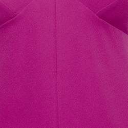 Maje Pink Crepe Lace Trimmed Playsuit S