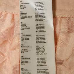 Maje Light Orange/Peach Fil Coupe Joshua Rose Short Skirt L