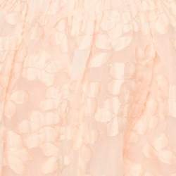 Maje Light Orange/Peach Fil Coupe Joshua Rose Short Skirt L