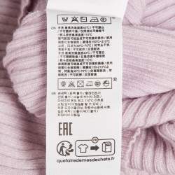 Maje Light Purple Embroidered Knit Mysany Sweater M