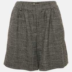 Maje Black Houndstooth Skorts L