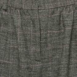 Maje Black Houndstooth Skorts L