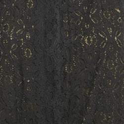 Maje Black Lace Zip Front Sleeveless Jumpsuit M