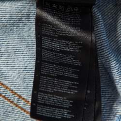 Pre Owned Maje Blue Denim Embellished Jacket M