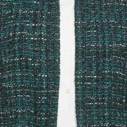 Maje Forest Green Button Front Crop Jacket XL