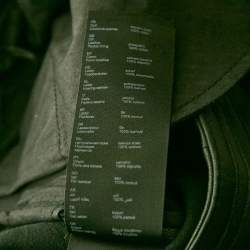 Pre Owned Maje Black Real Leather Shorts S