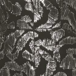 Pre Owned Maje Black Chiffon Metallic Fil coupe Mini Dress S