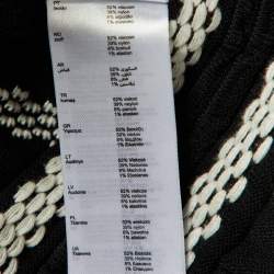 Pre Owned Maje Black Knit Julane Flared MIni Skirt M