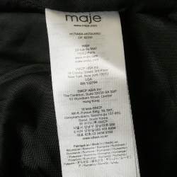 Pre Owned Maje Brown/Tan Houndstooth Skorts and Blazer Set S