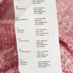 Pre Owned Maje Rose Lurex Knit Button Front Cardigan M