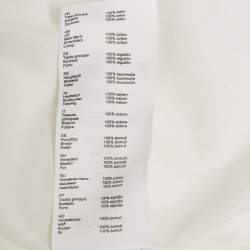 Pre Owned Maje White Lace Cut-Out Mini Dress S