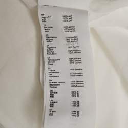 Pre Owned Maje White Lace Cut-Out Mini Dress S