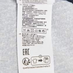 Pre Owned Maje Blue Lurex Tweed Button Front Mini Dress S