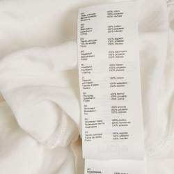 Pre Owned Maje White Broderie Anglaise Cotton Lace Trim Mini Dress L