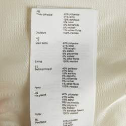 مملوكة مسبقًا Maje Yellow Lurex Knit Viveta Blazer S