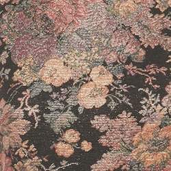 مملوكة مسبقًا فستان ميني جاكار زهور بلون أسود من ماج مقاس صغير - سمول