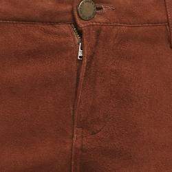 مملوكة مسبقًا Maje Camel Brown Suede Skinny Pants  M