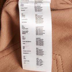 مملوكة مسبقًا Maje Camel Brown Suede Skinny Pants  M