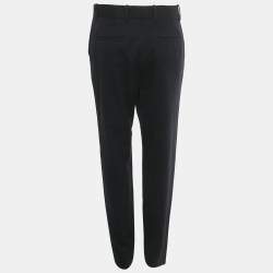 Pre Owned Maje Black Wool Formal Trousers M 