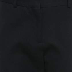 Pre Owned Maje Black Wool Formal Trousers M 