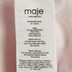 Pre Owned Maje Pink Tie-Dye Cotton Sweatshirt M
