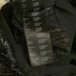 Pre Owned Maje Black Metallic Unny Mini Dress S