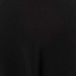 Pre Owned Maje Black Knit Rumba Flared Midi Dress M