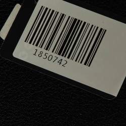 Pre Owned بنطلون ماجي جلد أسود نحيف ذكي مقاس متوسط