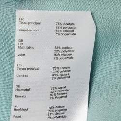 مملوكة مسبقًا بنطلون ماجي كريب بارم عريض الساق بلون أسود حجم كبير