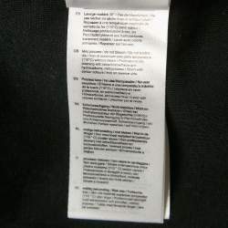 Pre Owned Maje Black Embroidered Wings Crepe Sweatshirt S