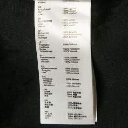 Pre Owned Maje Black Embroidered Wings Crepe Sweatshirt S