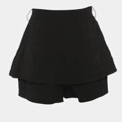 مملوكة مسبقًا Maje Black Viscose Mini Skirt S