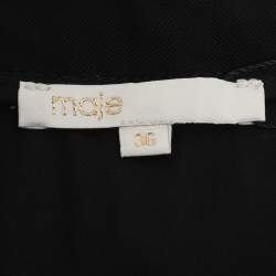 مملوكة مسبقًا Maje Black Viscose Mini Skirt S